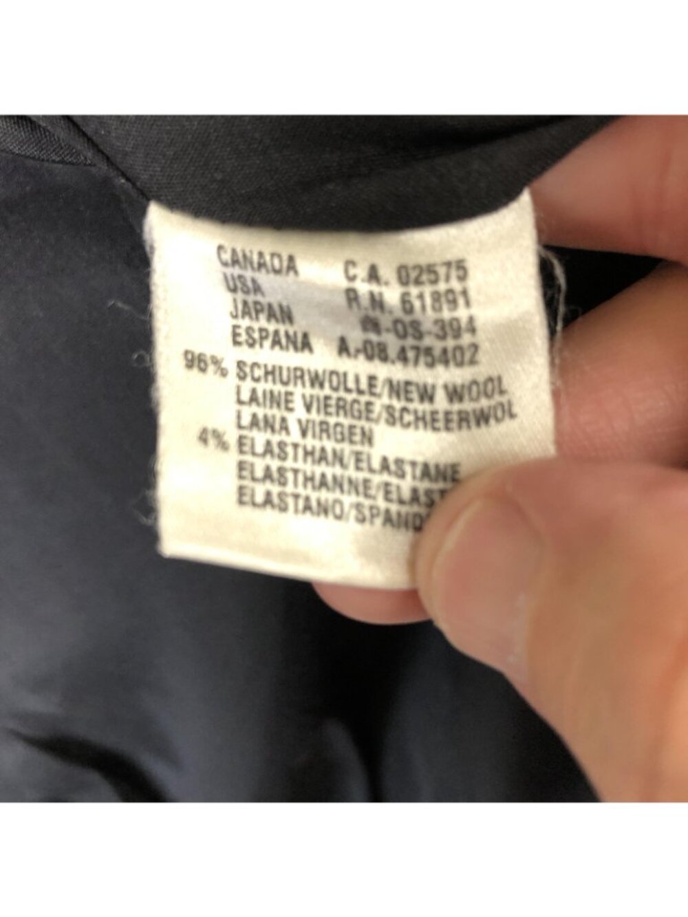 ESCADA Blazer Womens 6 Black New Wool Old Money Capsule Career Classic - Picture 10 of 14